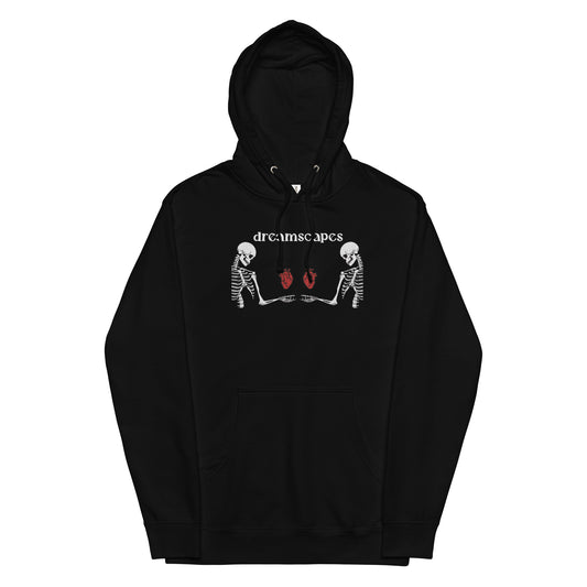 Embroidered Skeleton Duo Hoodie